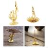 Clip Gold Alloy Holder Clamp Decorative Burner for Home Meditation