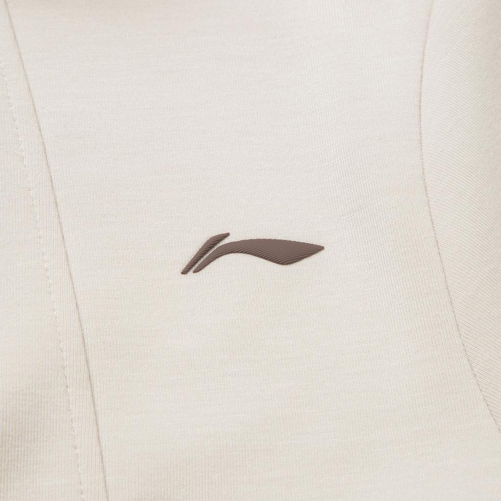 Li Ning Fitness Series Loose Fit Hooded Logo Stitching Jacket Women Jackets AWDW078-3