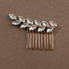 Europe and America Cross Border Horse Eye Rhinestone Glass Small Hair Comb Side Bridal Wedding Accessories Headdress
