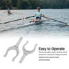2 Pièces Aluminium Montage Latéral Dames de Nage Verrou de Rame Bateau Dames de Nage Douille Portable Support Canoë
