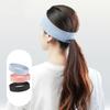 Absorberande Sportpannband med Svettupptagning Elastiskt Hårband för Hästsvans Mode Yoga-pannband Cykling Jogging
