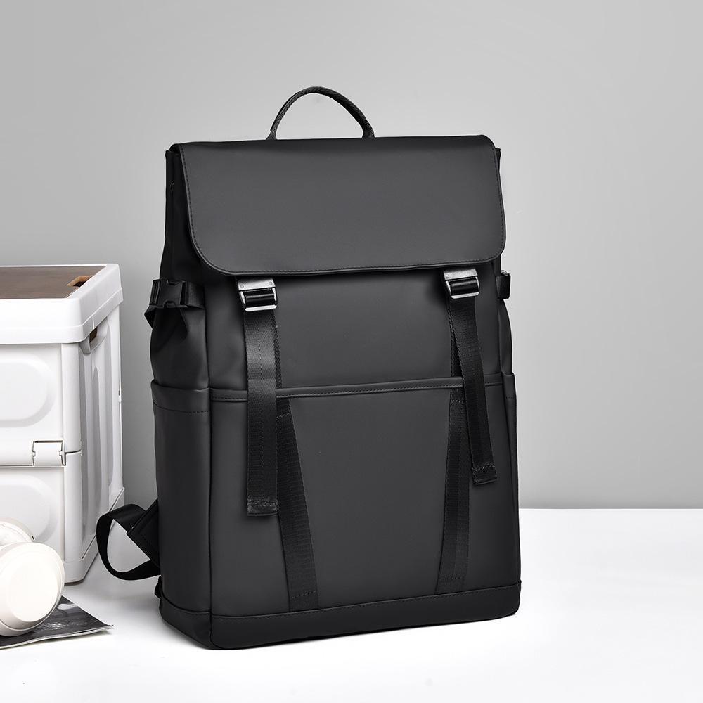 Men's Large-Capacity Water-Resistant Backpack - College Student Casual Laptop Bag