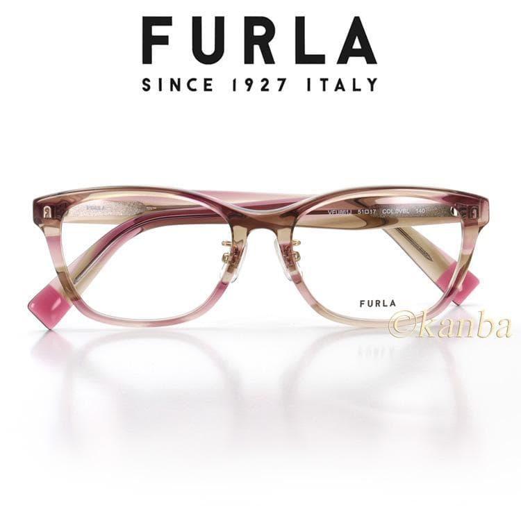 Used FURLA Glasses Beautiful Frame Wellington 861J-0VBL