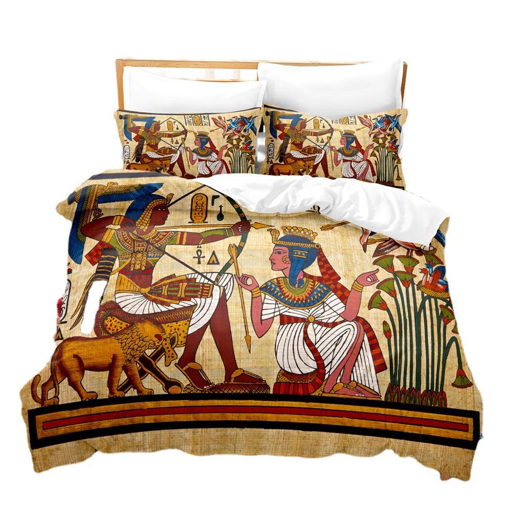 Fashion Technology Printing, 3D Digital Printing, Bedding, Duvet Covers, Pillowcases, Three-piece Sets