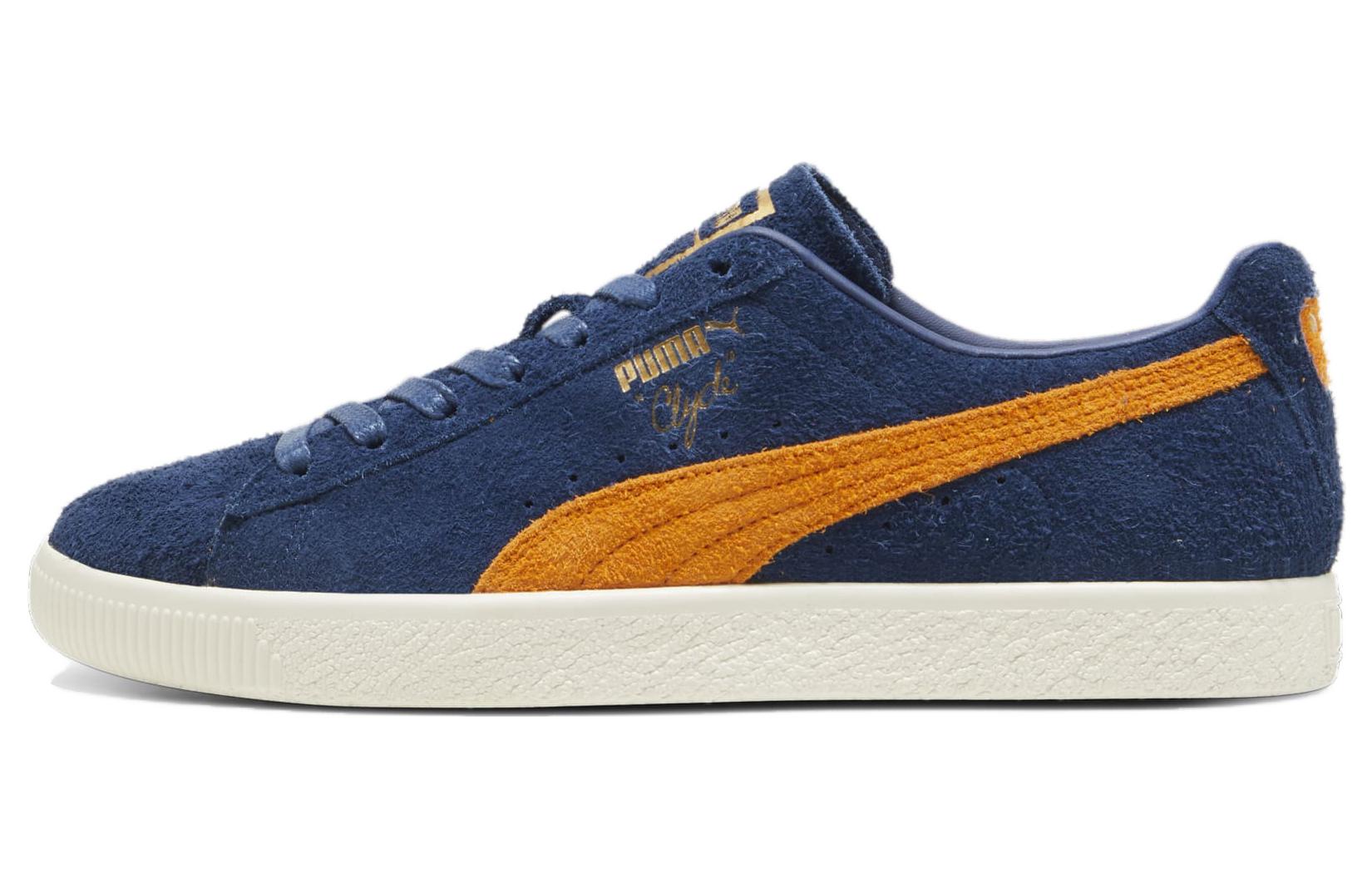 PUMA Clyde Og 75Y Navy Orange 393326-01 38