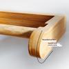 Toilet Paper Holder Bamboo Mounted Waterproof Wall-Mounted No Drill Shelf Toilet Storage Bathroom Organizer Bathroom