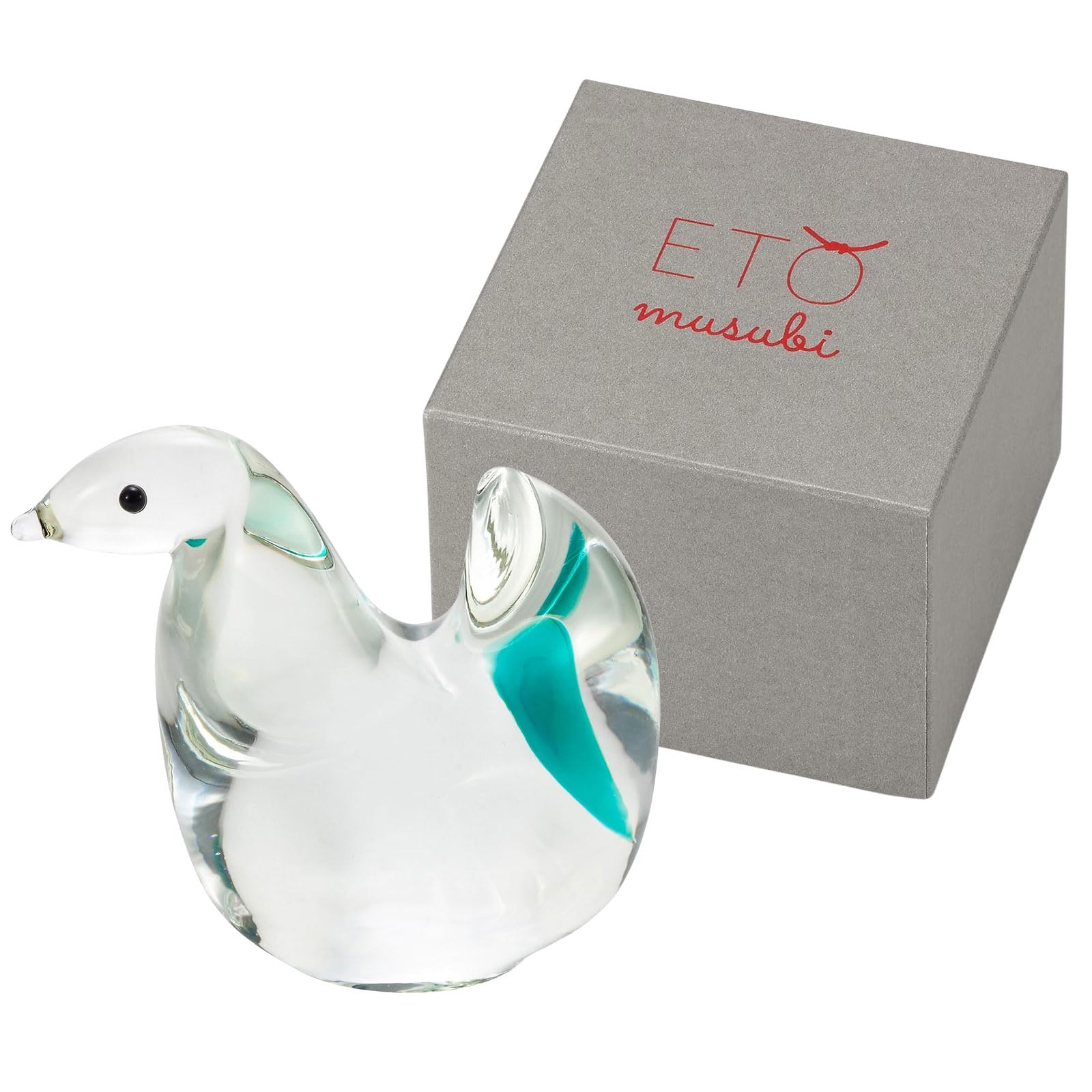 

ADERIA ETO MUSUBI Jade Snake Made in Gift Zodiac Feng Stylish Glass Ornament for Gift for Housewarming Wedding Retirement Birthday Anniversary F47132