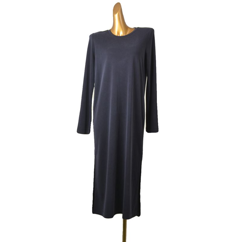 Swedish Dress Card Loose Version Pure Color Dress Fashion Style Foreign Trade Original Order Dress