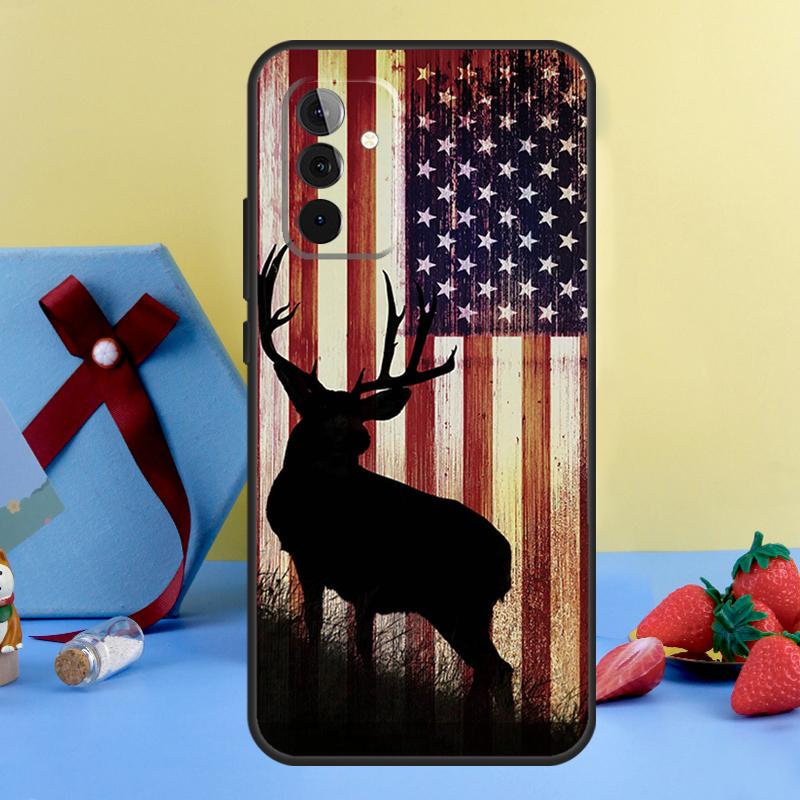 Deer Hunting Camo Case For Samsung Galaxy A26 A16 A36 A56 A15 A35 A55 A14 A34 A54 A12 A32 A52 A13 A33 A53 A17