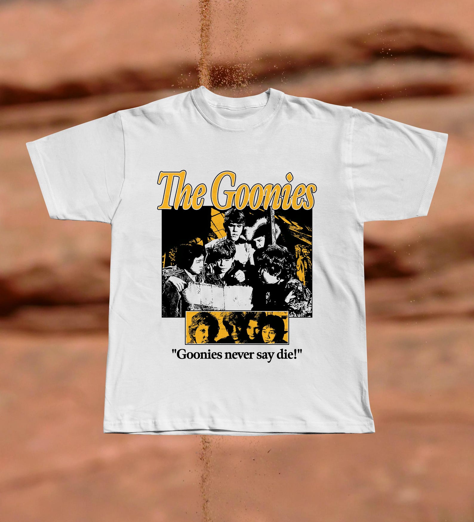 The Goonies T-Shirt, Mikey Mouth Data Chunk Brand Andy Stef Shirt, 80s Adventure Movie Tee S