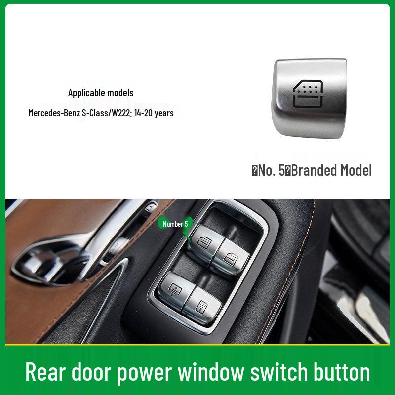 Mercedes-Benz S-Class W222 Window Lifter Switch Button (Part No. 2229051505)