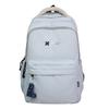 Schoolbag Backpack Korean Version Solid Color College Style Fresh and Sweet Backpack Campus Class Large Capacity Student Schoolbag