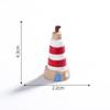 5 Pcs Mini Resin Lighthouse Ornament Aquarium Sand Table Micro Landscape Decor Diy Decorative Ecological Bottle Accessories