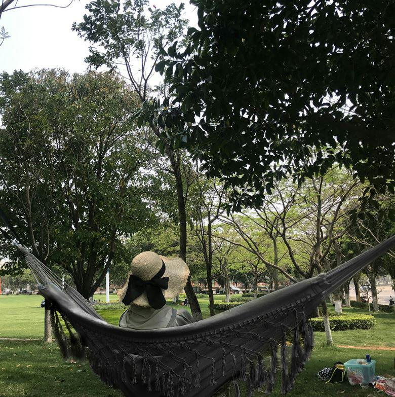 Large garden hammock, boho swing, boho father's day gift