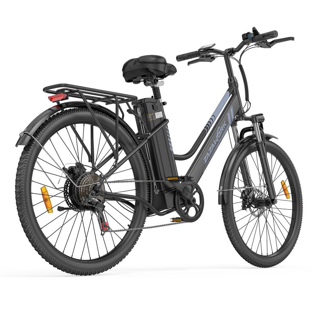 Electric Bicycle Zazawork C26 Pro 26" Tire 250W Motor City Electric Bike For Adult Top Speed 25Km/h Dual Disc Brakes 36V 20Ah Max Load 120Kg