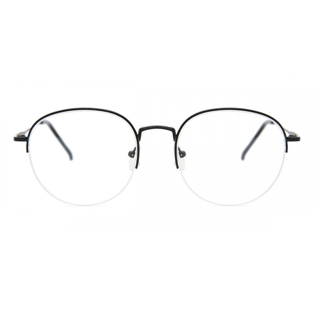 

Semi Rimless Oval Black Smartbuy Collection Treysab 930f Fashion Men Eyeglasses Black/52