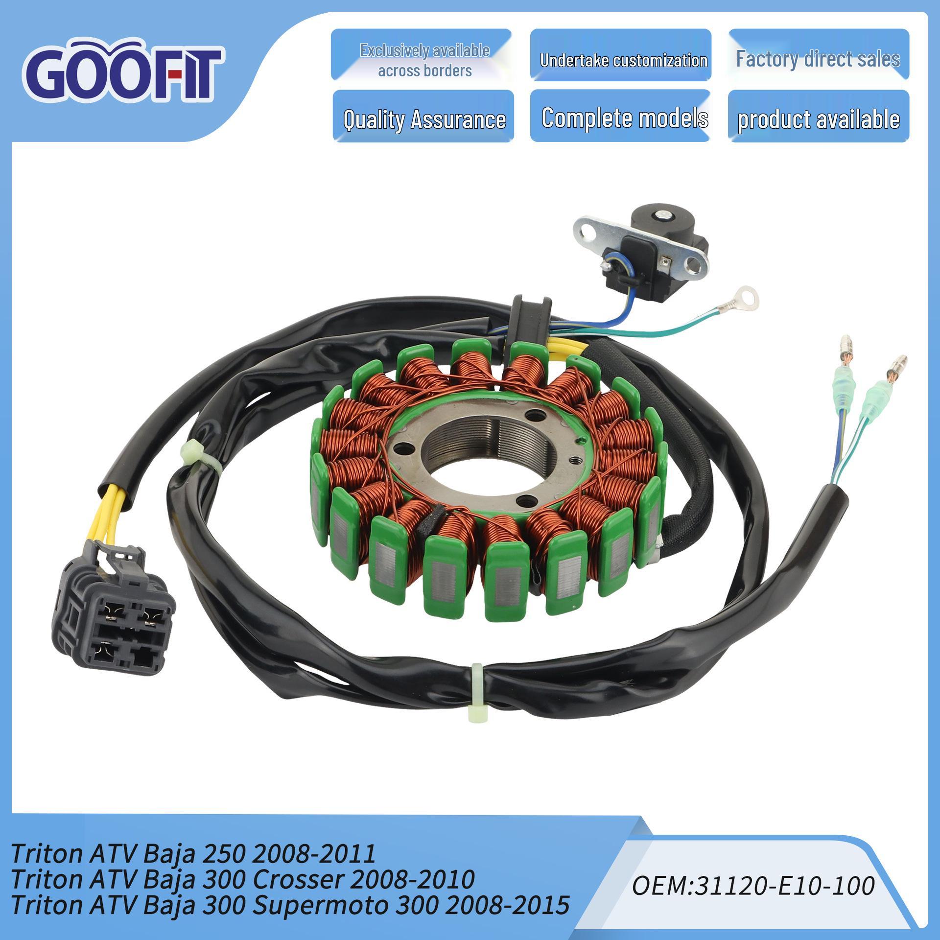 

Triton ATV Baja 250 Ignition Coil Stator (2008-2011) - Part 31120-E10-100