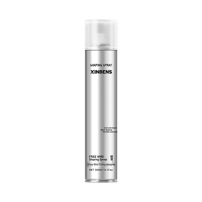 Xingbang Free Wind Styling Spray: Unisex Gel Spray for Fluffy, High-Crown Hair. 360ml