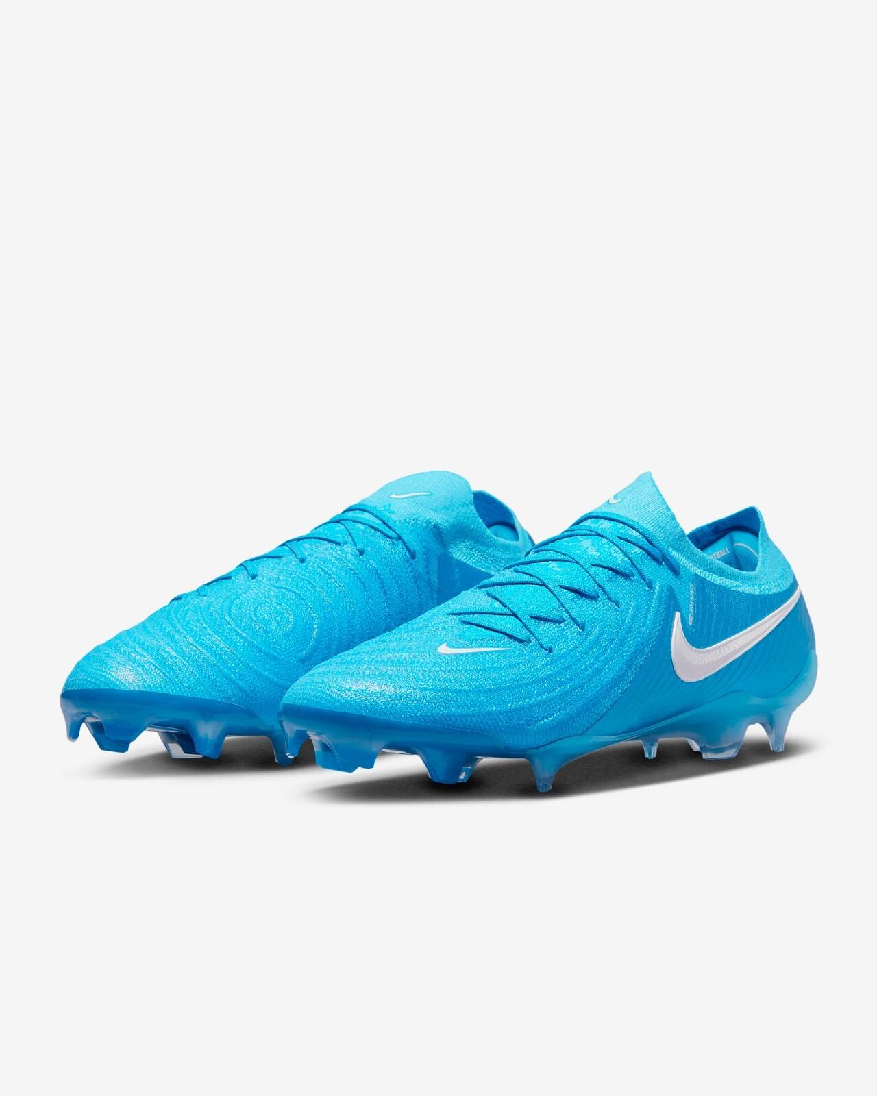 Nike Phantom GX 2 Elite FG Blue Fury Cleats FJ2559-400 Men s Size 40