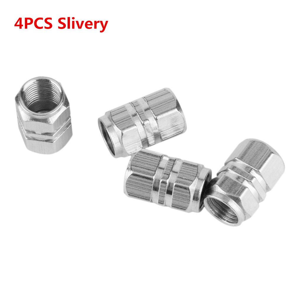 4/8PCS Car Tire Stem Valve Caps Aluminum Alloy Car Wheel Tire Valve Rim Stem Covers Airdust Waterproof For Automobiles Motorcycl