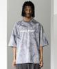 MASSNOUN Sl Logo Tie-Dye Oversized Short Sleeve T-Shirt Msnts009-Gy