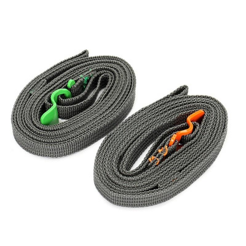 Gear Outdoor Travel Strapping Cord Tape Rope Tied Pull Luggage Stainless Hook