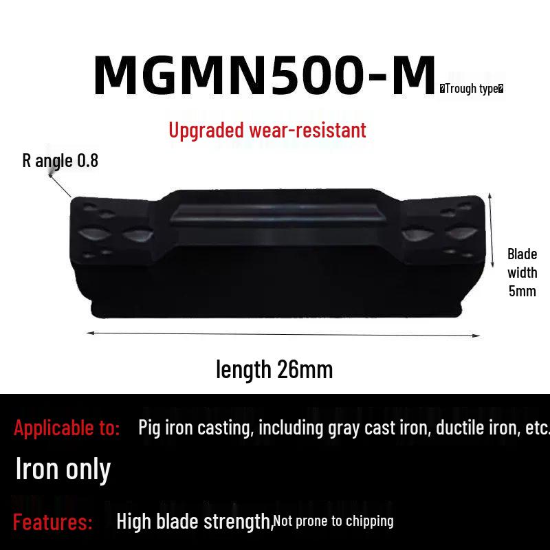 CNC Lathe Grooving Inserts MGMN300-M End Face Cutting Tools