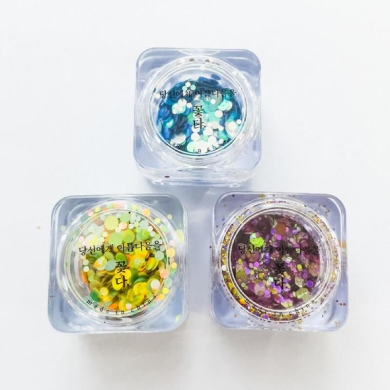 Dongle Sean Glitter 3 colors 01. Bubble Blue