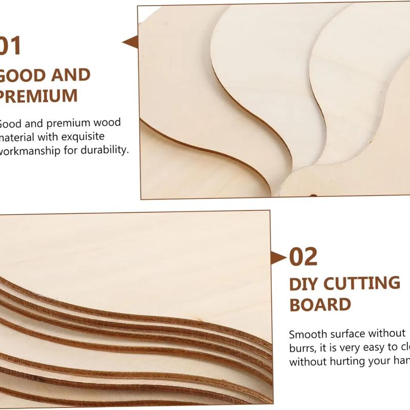 Niedokończona Okrągła Drewniana Deska do Krojenia z Uchwytem Deski do Siekania do Rzemiosła Gładka Powierzchnia Taca Dekoracyjna do Pieczenia