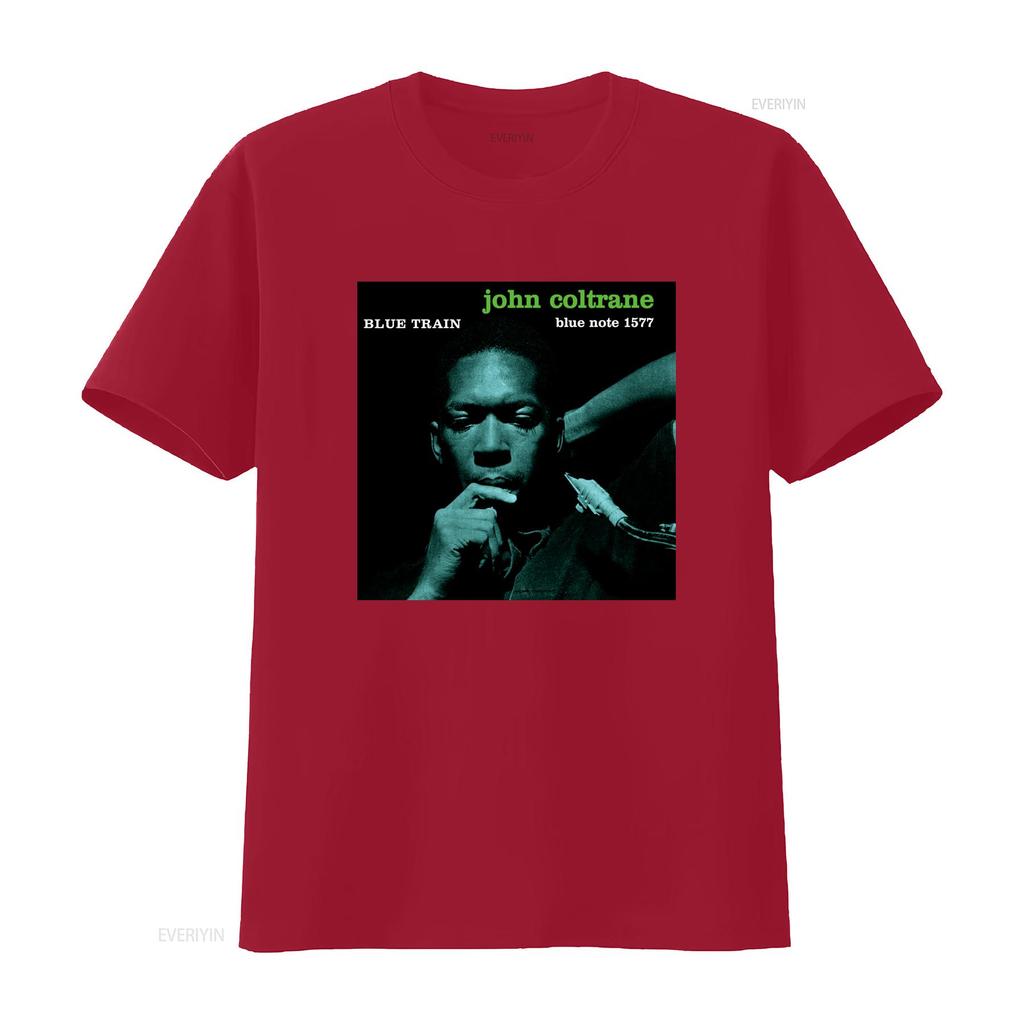 John Coltrane Blue Train T-shirt Jazz Musique Inspiré Design Moments Avis Je Suis Démodé Hommage vintage Lavé Décontracté