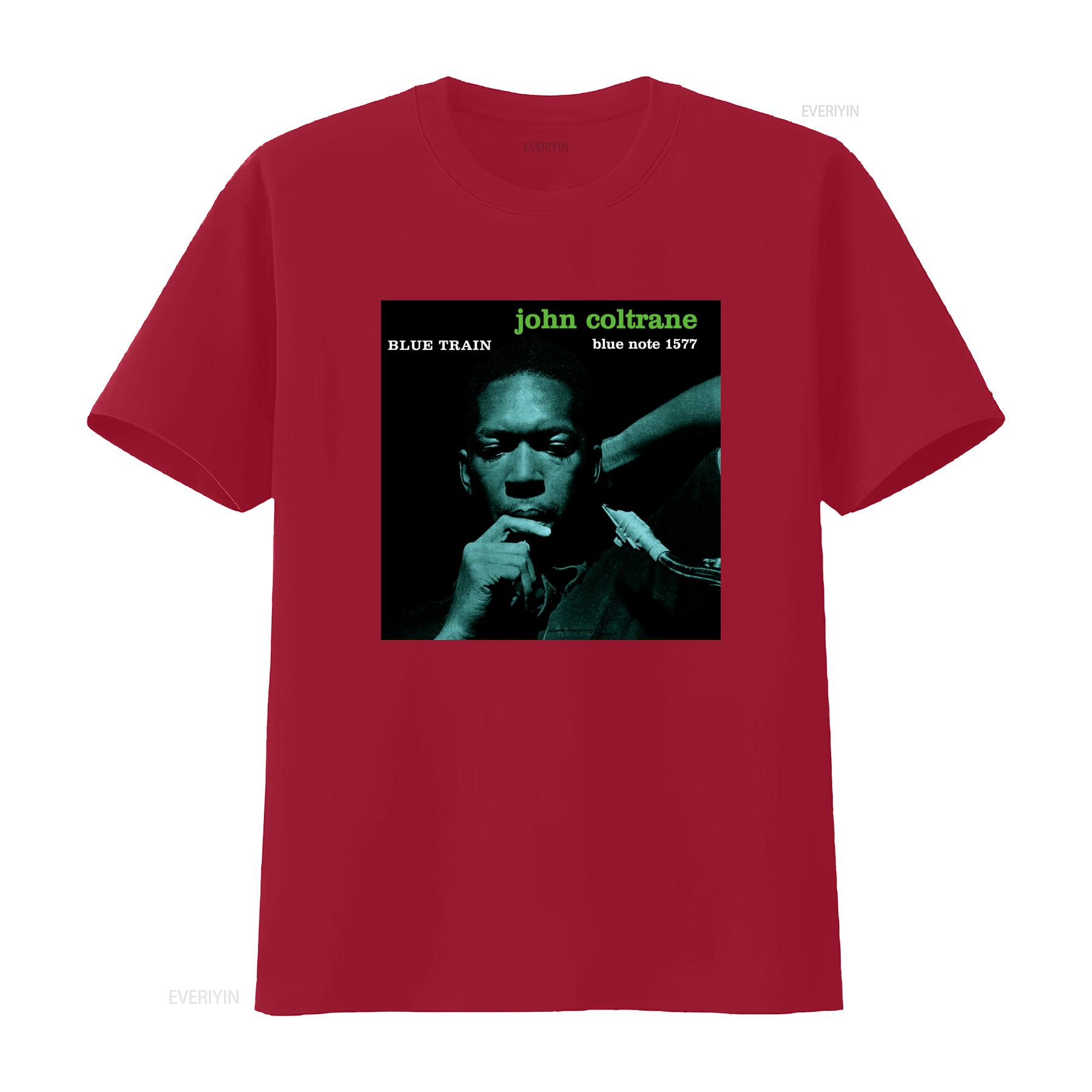 

John Coltrane Blue Train T Shirt Jazz Music Inspired Design Moments Notice Im Old Fashioned Tribute vintage Washed Casual S