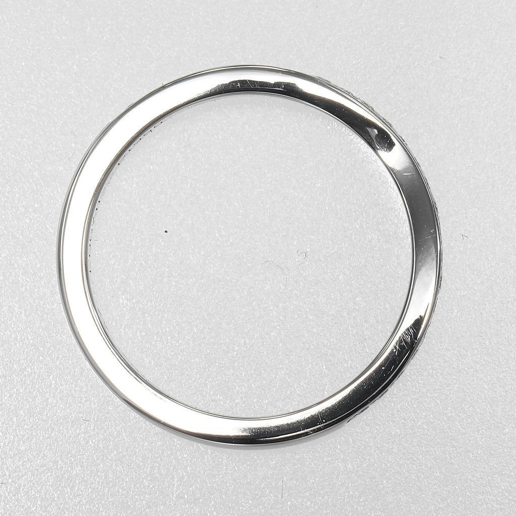 CARTIER Ballerina curve Ring Pt950Platinum/diamond #4.1(US Size) 2.87g Women Used