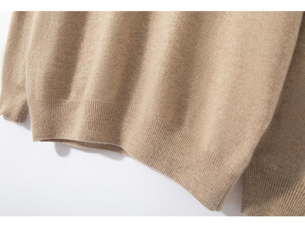 Men's Versatile High Neck Pure Cashmere Sweater - New Autumn Winter Arrival