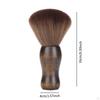 Soft Barber Brush,Cleaning Face Brush Shaving Wooden Handle Home Hair Sweep Tool Neck Duster for