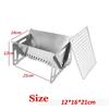Outdoor Folding Barbecue Stove Stainless Steel Convenient Card Type Grills Firewood Stove Mini Barbecue Rack Household Stove Net