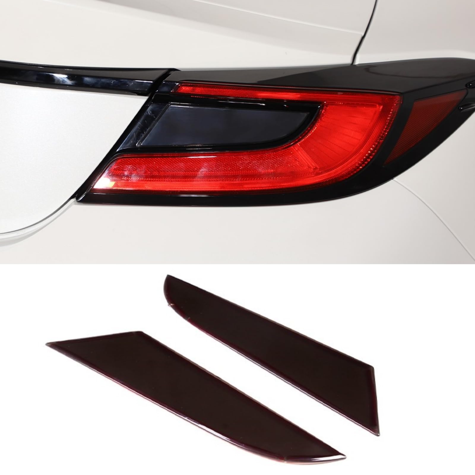 

Комплект из 2 защитных накладок на задние фонари для Toyota BRZ Задний фонарь Дымчато-прозрачный Защитный Декоративный Легкий фонарь заднего хода Экстерьер Из АБС 86/Subaru