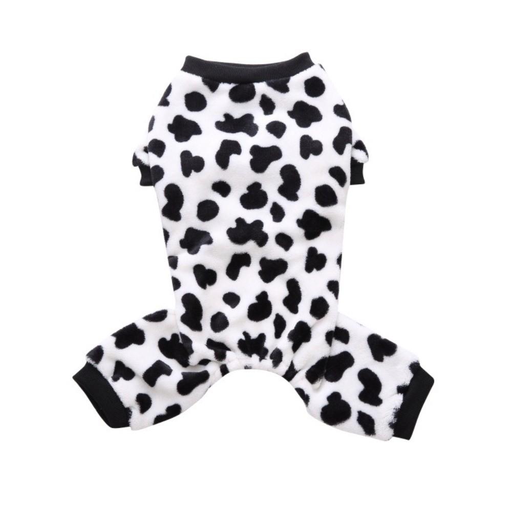 Warm Small Dog Jumpsuits Fleece Dog Overalls Pajamas Cute Winter Dog Pajamas