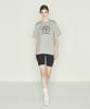 DAVE&DAZE Heritage Logo Boxy Fit Short Sleeve T-Shirt Women'S Grey