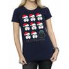 STAR WARS Womens/Ladies Christmas Humbug Cotton T-Shirt