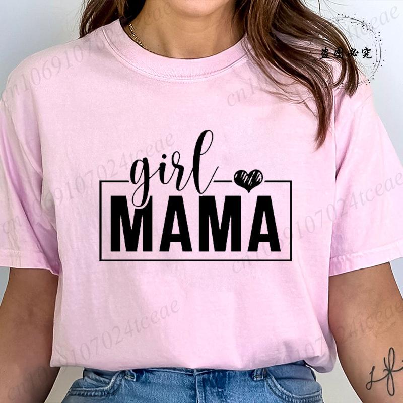 Funny Mom Life Design Graphic T Shirts Women Blessed Mama Mom Quotes Streetwear Tee Shirt Short Sleeve Clothing O Neck T Shirt