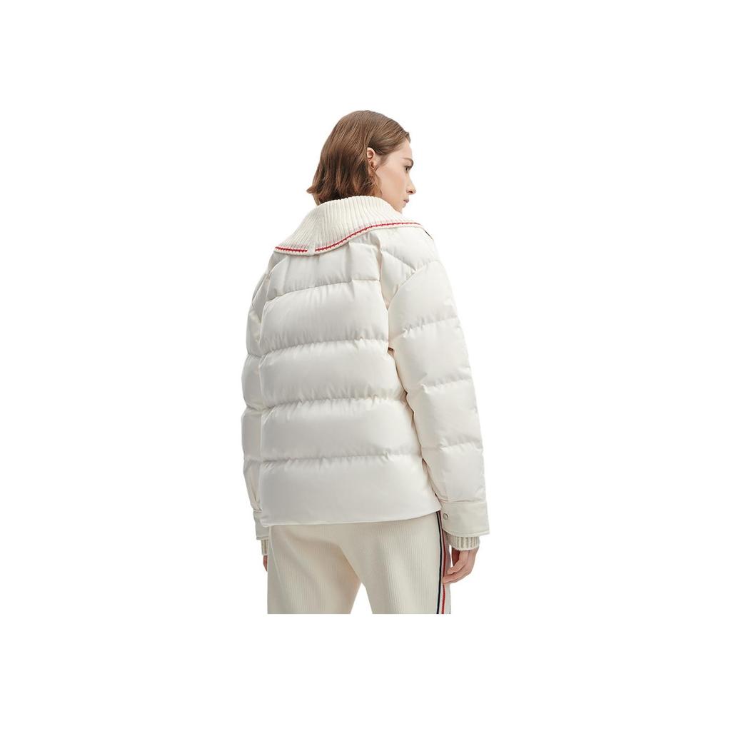 New FILA Down Jacket Women's Steam White F11W341915F-IV