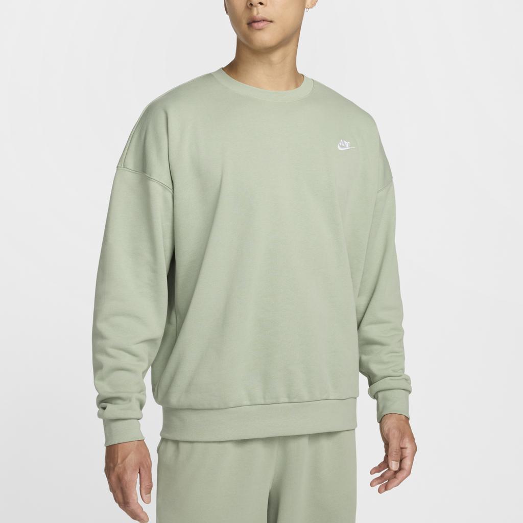 Nike Club Oversized Crew Sweatshirt Men Sweatshirt Light-Green HJ1820-370