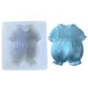 Food Grade Silicone Mold Soft Clothing Mould Baby Clothes Casting Mold Waterproof Making Mould for DIY Accessory