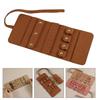 Versatile Jewelry Case Roll Portable Storage Box for Necklaces/Earrings/Rings/Bracelet/Watch Travel Organizer Bags  Purple