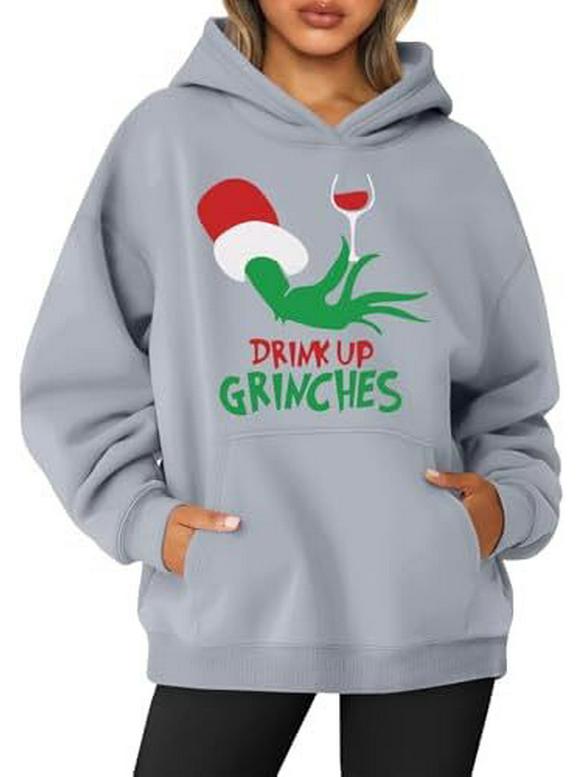 

Women s Autumn/Winter Long Sleeve Sweatshirts: Perfect for Halloween and Christmas. S