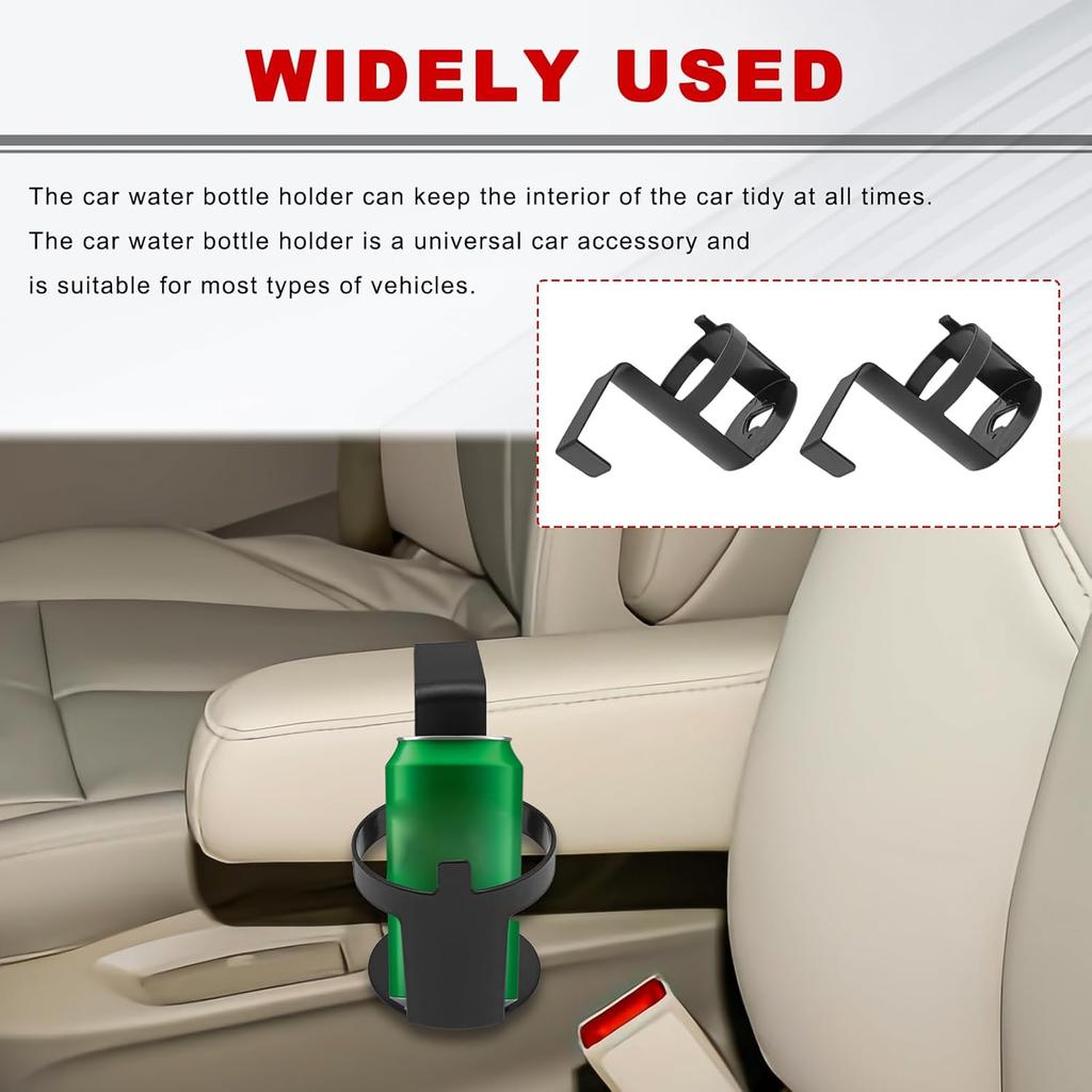 2 PCS Black Cup Holder,Waterproof And Durable,Portable Multifunction,Fit Most Size Mugs,Cup Holders That Fit Most Cars,Car Storage Cup