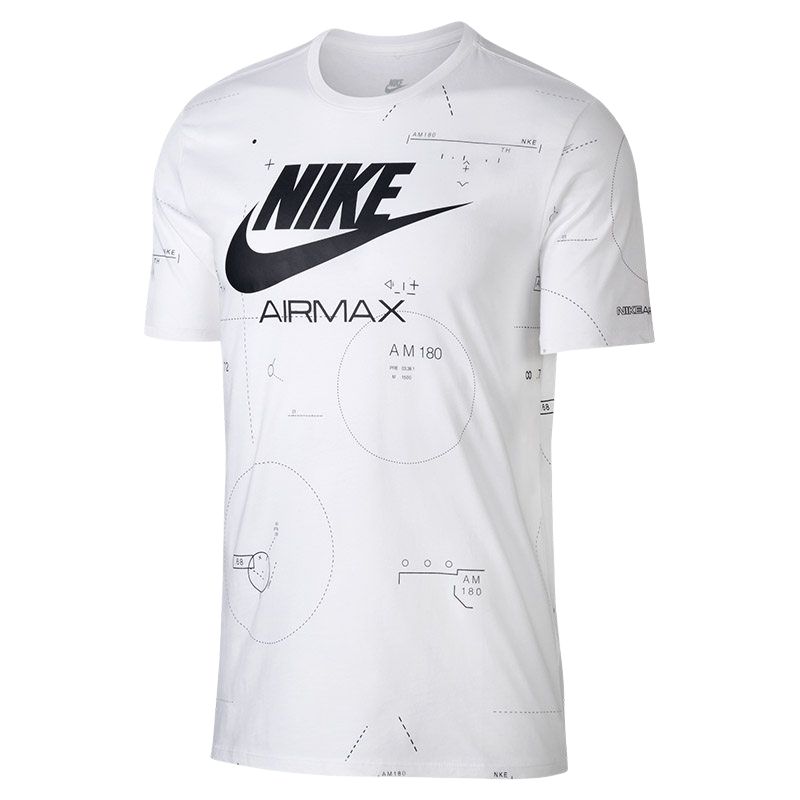 

Nike Moisture-Wicking Breathable Crew Neck Pullover Sports Short Sleeve T-Shirt Men Tops 892227-100 2XL