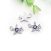 Evil Eye Charms with Butterfly & Starfish Connectors for DIY Jewelry Bracelets & Necklaces