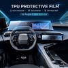 Protection d'écran intérieur de voiture Console Navigation GPS Écran LCD Film TPU Résistant aux rayures Pour Peugeot E-3008 2023-2026