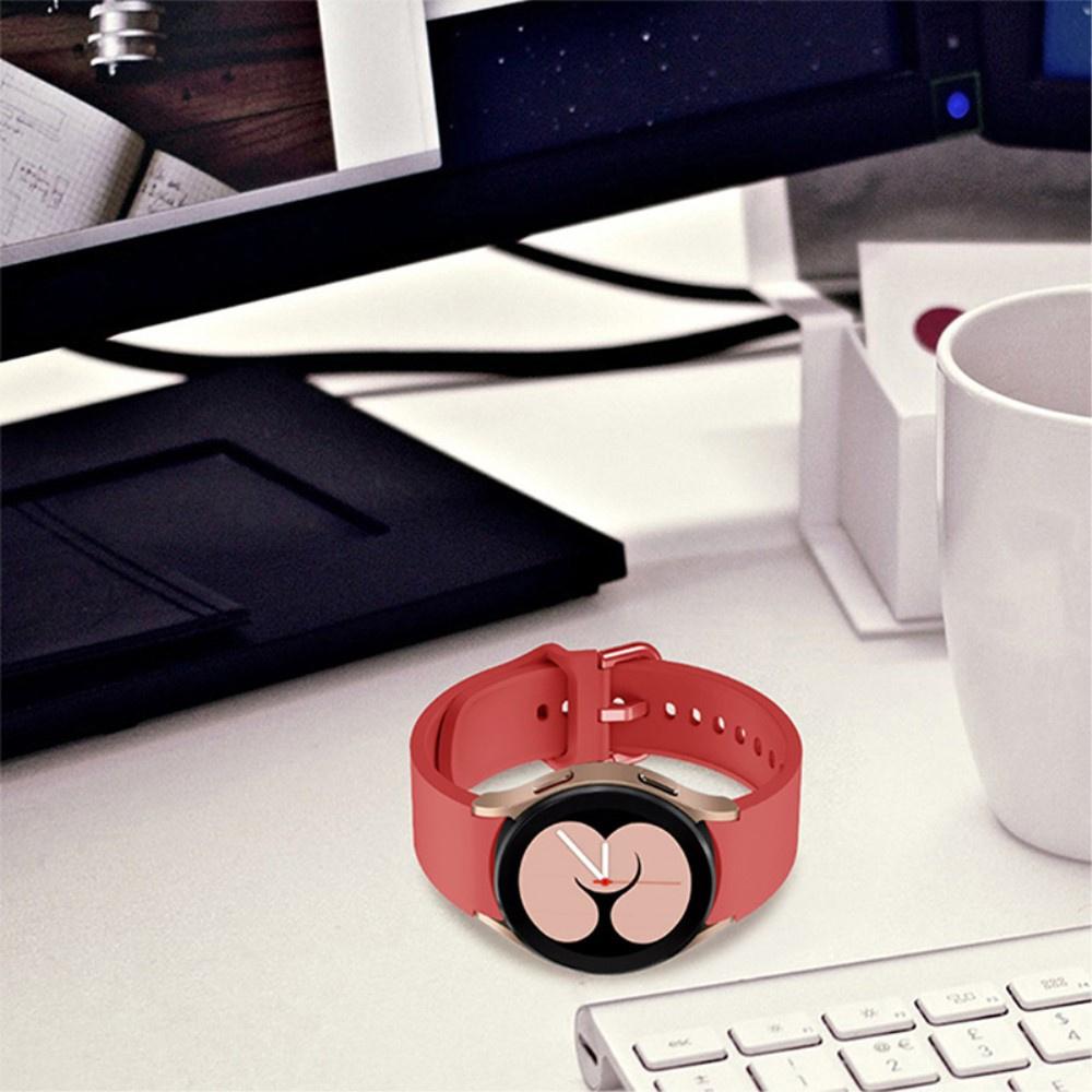 Silicone Strap for Samsung Galaxy Watch 4/5/6/7 40/42/43/44/45/46/47mm, Red